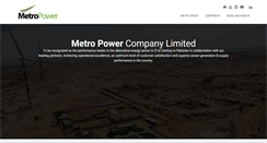Desktop Screenshot of metro-power.com