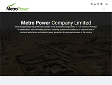 Tablet Screenshot of metro-power.com